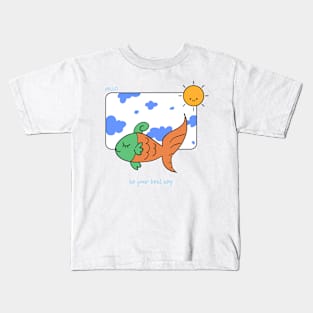 Cute Animal Cartoon Drawing Kids T-Shirt